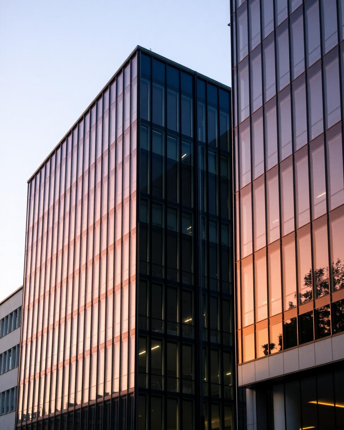 EMIRAT headquarters in Munich — modern glass façade